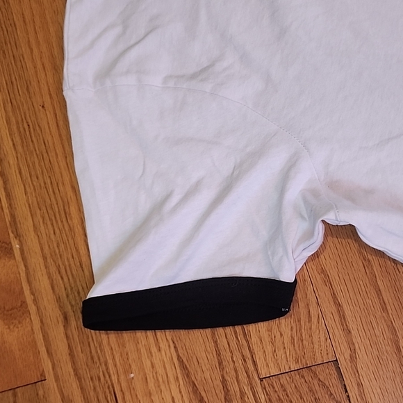 On Fire Anime Angel Plus Size White Ringer T-Shirt - Picture 4 of 10